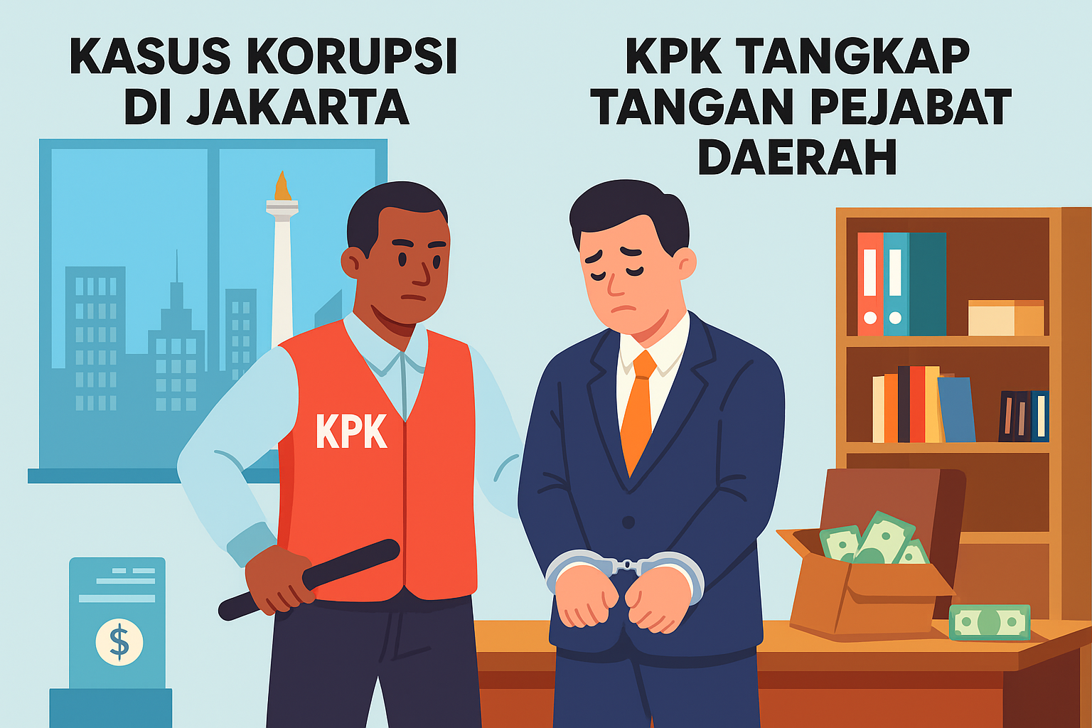 Kasus Korupsi di Jakarta, KPK Tangkap Tangan Pejabat Daerah